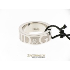 D&G anello Freedom acciaio mis.12 referenza DJ0113 new